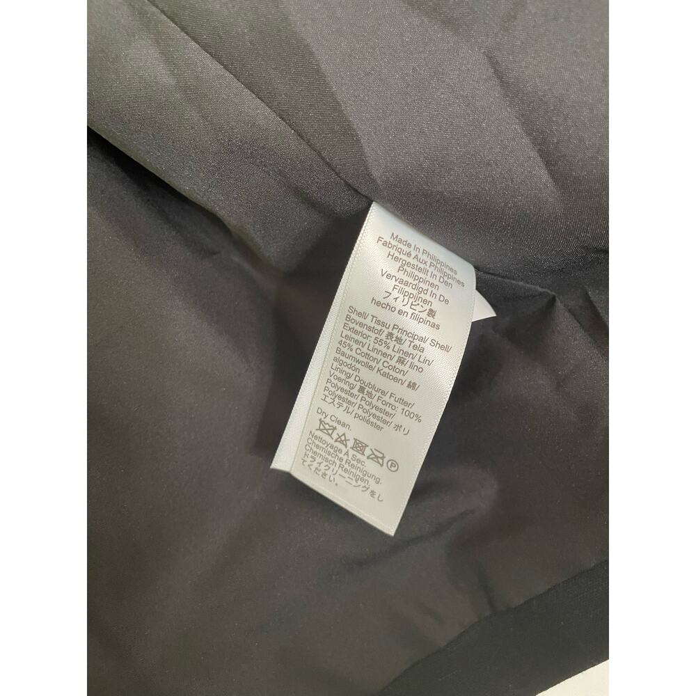 NWT J. Crew Factory‎ Linen-blend Holland Blazer Black Size 18 AL222 Career Work - Picture 10 of 12